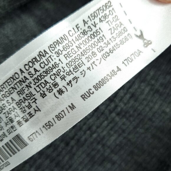 Zara Wool-Blend Knit Lounge Shorts S/M Gray - Picture 9 of 15